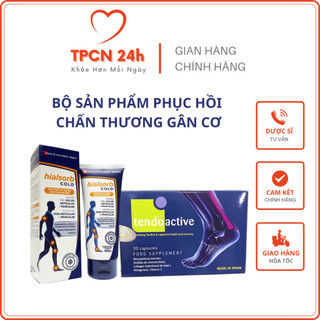 HIALSORB COLD TENDOACTIVE - Phục hồi chấn thương gân cơ, giảm đau, giảm viêm do bong gân, căng cơ, massage cơ