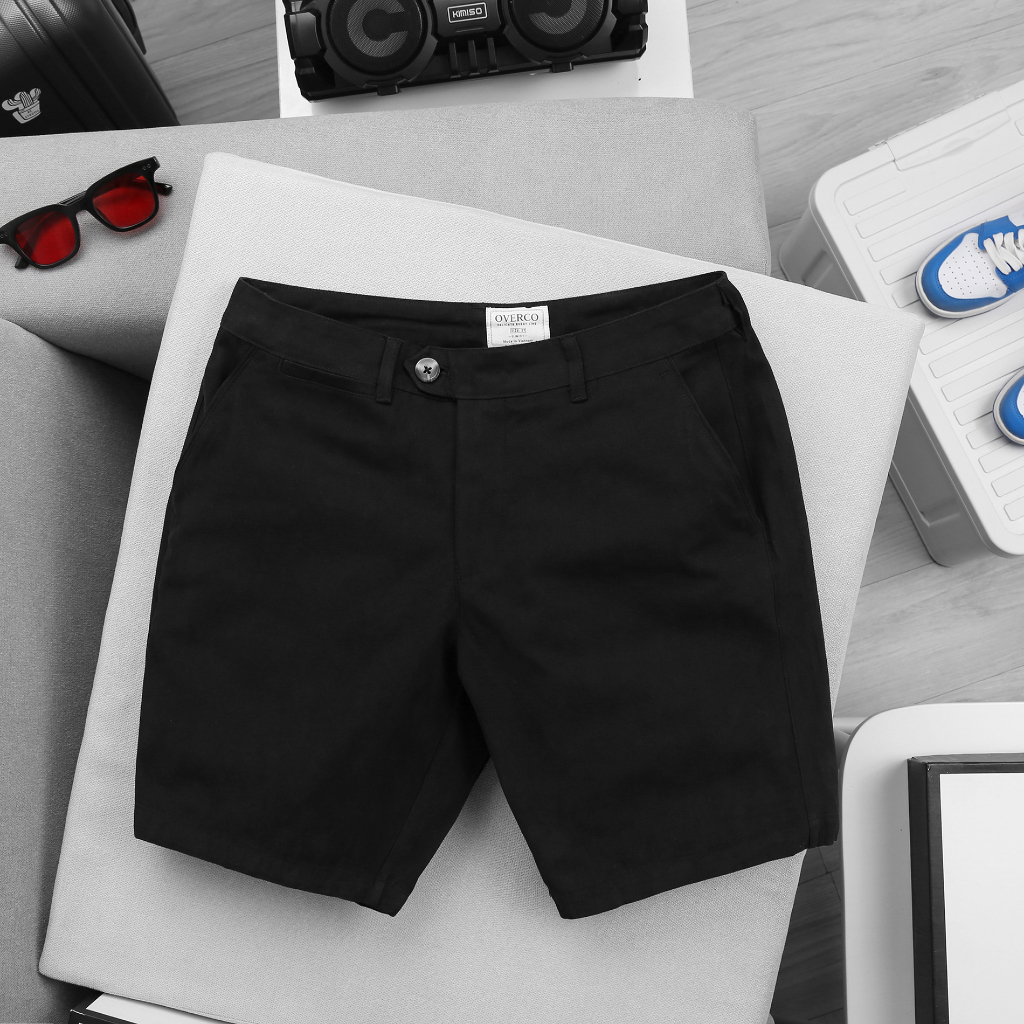 Quần Short Kaki Nam OverCo Cao Cấp Thoáng Mát Basic