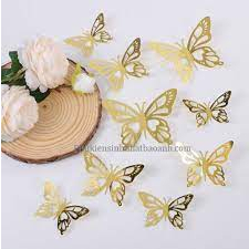 💞Phụ Kiện Trang Trí Bánh Kem💞 Set Cắm 3D Meka 12 Con