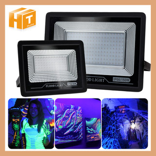 Đèn UV Đen 100W Dancing Table Light 395nm 400nm Đèn pha UV 220V Hiệu ứng huỳnh quang Đèn trang trí sân khấu
