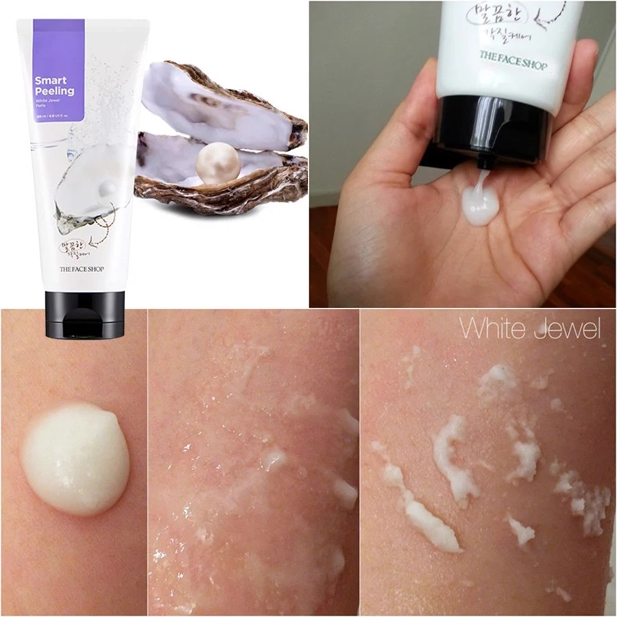 🌞 Xuka 🌸 🌸 Kem Tẩy Da Chết Ngọc Trai The Face Shop Peeling 120ml