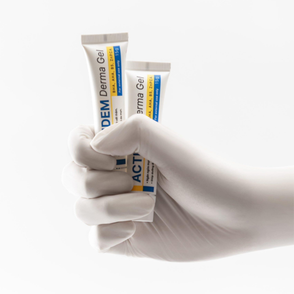 Gel giảm mụn Actidem Derma - Gel mờ thâm mụn ngăn ngừa mụn tái phát