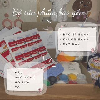 Bộ kit làm bánh đồ chơi từ đất sét