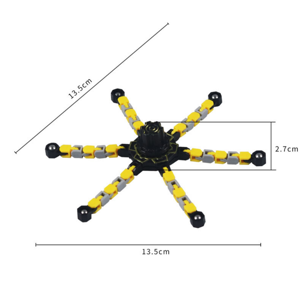 Con Quay Spinner Biến Hình Thông Minh được thiết kế để giải trí, giải tỏa căng thẳng và giúp trẻ sáng tạo