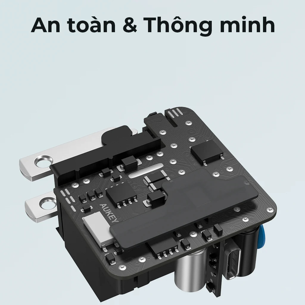 Bộ củ sạc cáp Auki sạc nhanh 20W chuẩn PD, cáp C-L 000082