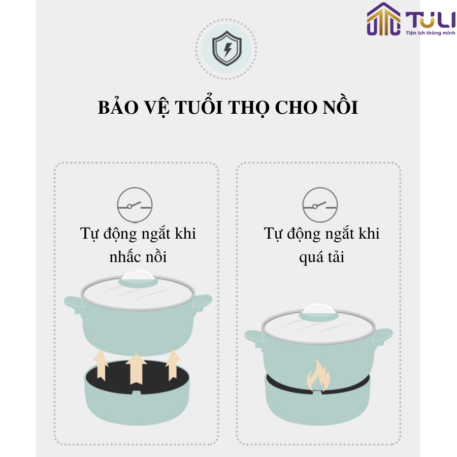 Nồi Nấu Lẩu Điện Mini 3 Tầng Đa Năng Bear DHG-B25B2Kèm chảo, nấu , hấp, lẩu, Chiên, Xào hầm , bảo hành 18 tháng