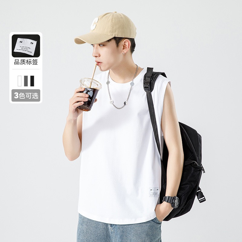 Áo ba lỗ nam ICRAZY áo tanktop sát nách chất cotton form rộng mặc thể thao 367