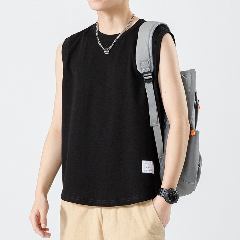 Áo ba lỗ nam ICRAZY áo tanktop sát nách chất cotton form rộng mặc thể thao 367