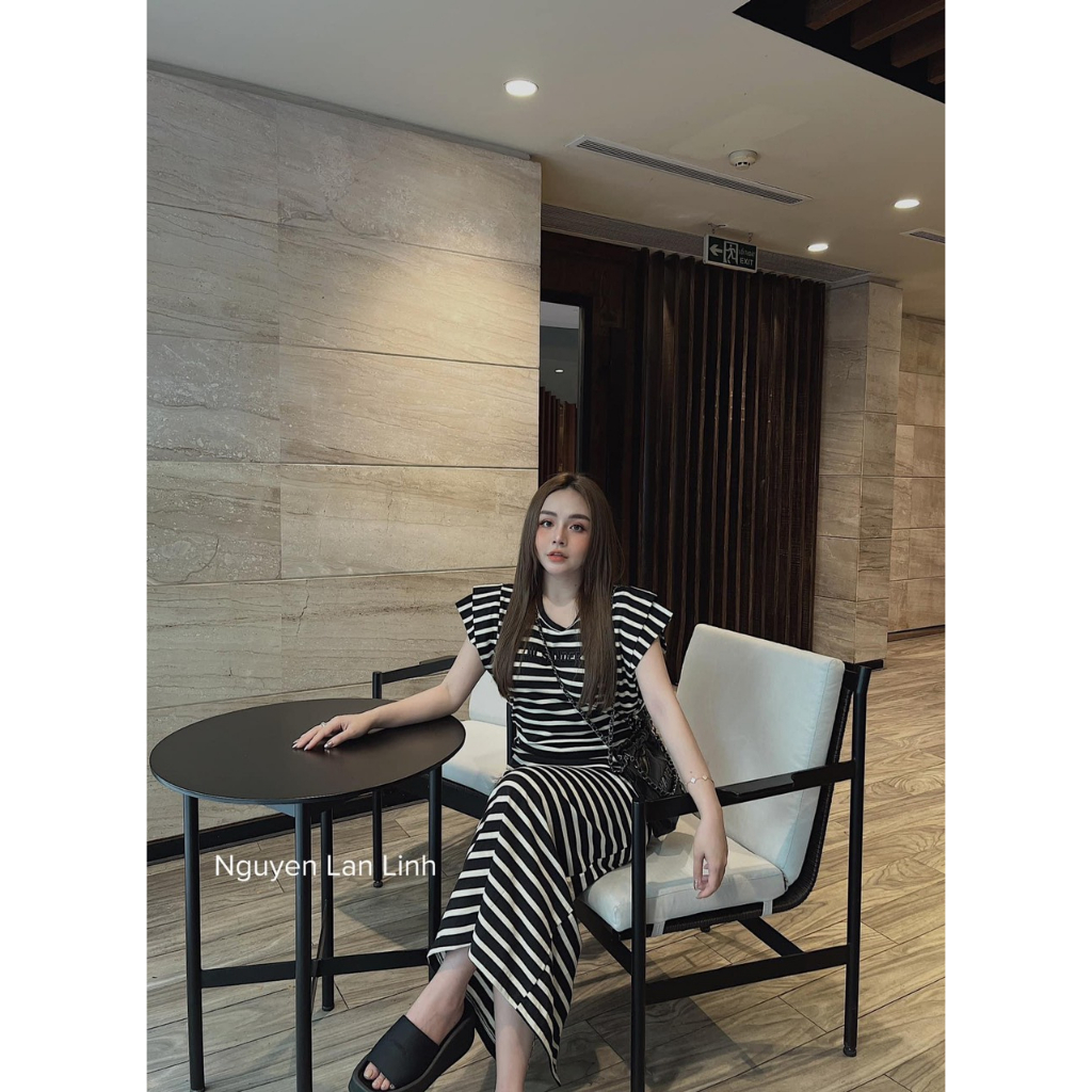 Set Váy Nữ Phông Cộc Tay Ba Lỗ Đầm Phông Dáng Dài Suông Dài Bầu 70kg Mặc Được Freesize Bigsize mẫu TAY2LOPDER. TP106