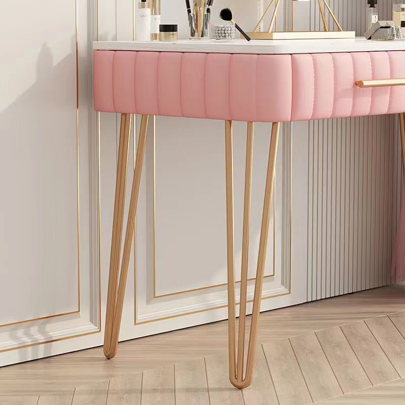 Đa chức năng Vanity phân phòng ngủ Vanity bàn trang điểm ngăn kéo khóa bànNhẹ thể thấy