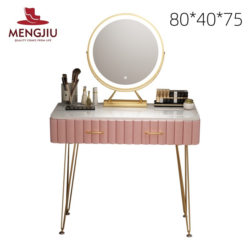 Đa chức năng Vanity phân phòng ngủ Vanity bàn trang điểm ngăn kéo khóa bànNhẹ thể thấy