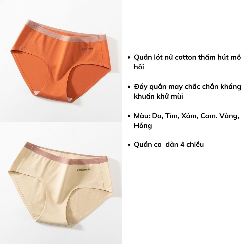 Quần lót nữ cotton kháng khuẩn khử mùi cao cấp tôn dáng cực đẹp và quyến rũ DEVARI L155