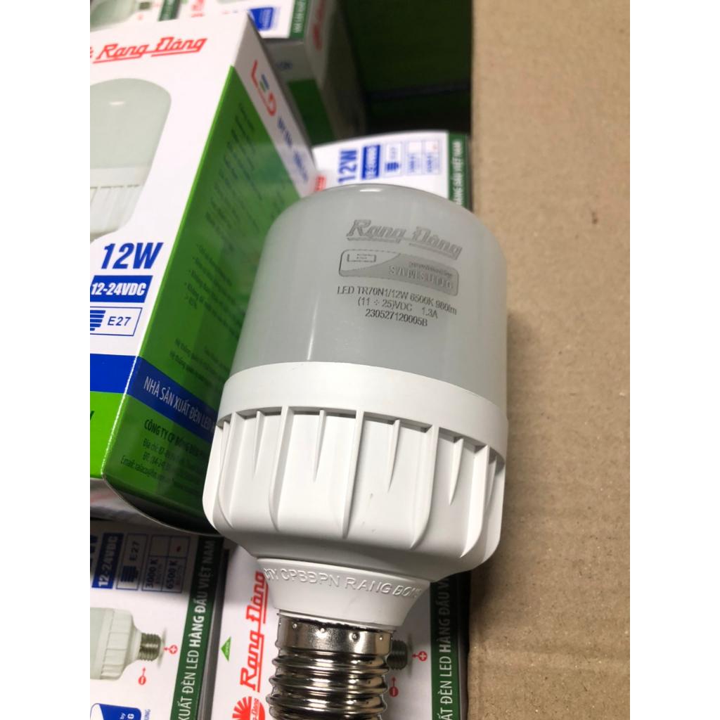 Bóng đèn LED đui xoáy  12V - 24V DC 9W / 12W / 30W Rạng Đông