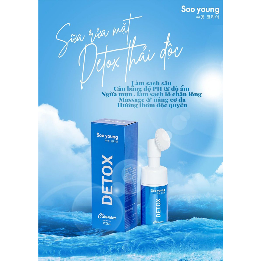 Sữa rửa mặt thải độc SOOYOUNG 120ml