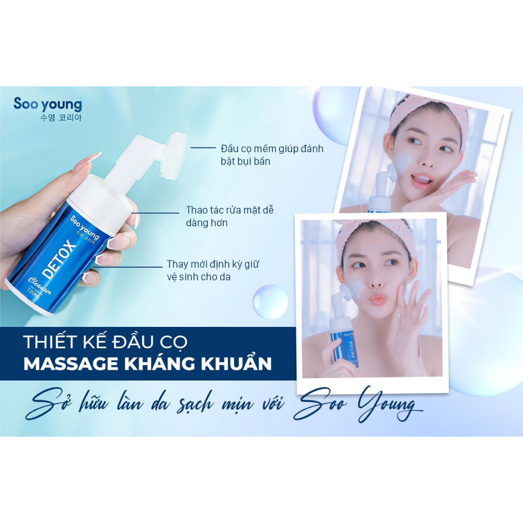 Sữa rửa mặt thải độc SOOYOUNG 120ml