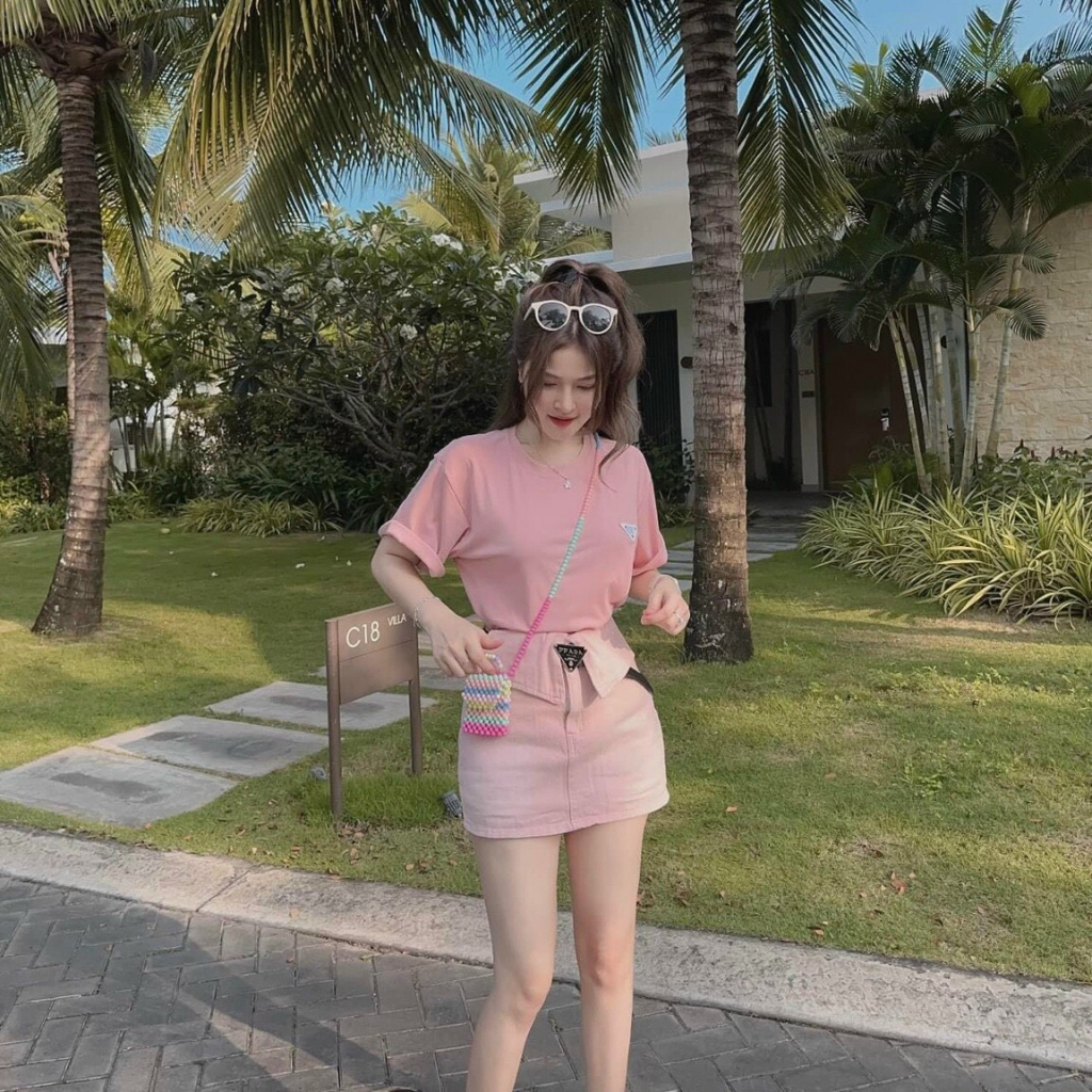 [CVJNL888]CHÂN VÁY JEANS NỮ LƯNG CAO LƯNG BẺ GẬP MÀU HỒNG LAI CUỐN KÈM LÓT SIÊU CÁ TÍNH XỊN SÒ