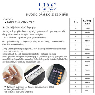 Nhẫn bạc tim trơn mini HAS - HN86