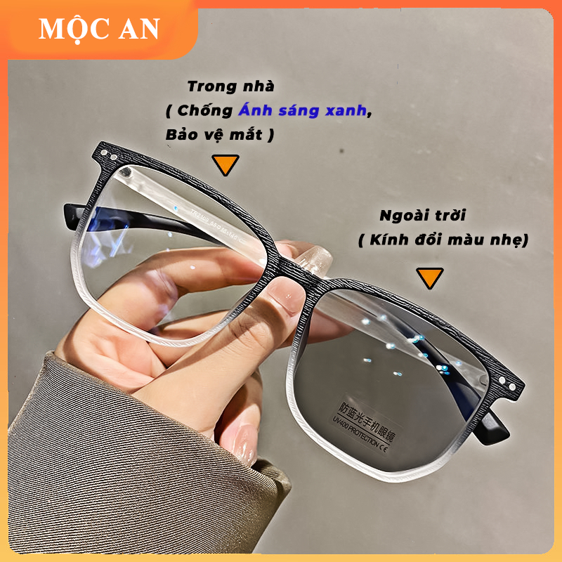 (C6) Kính râm cận đổi màu khi ra nắng MOCAN tr90 2022 chống tia cực tím UV400
