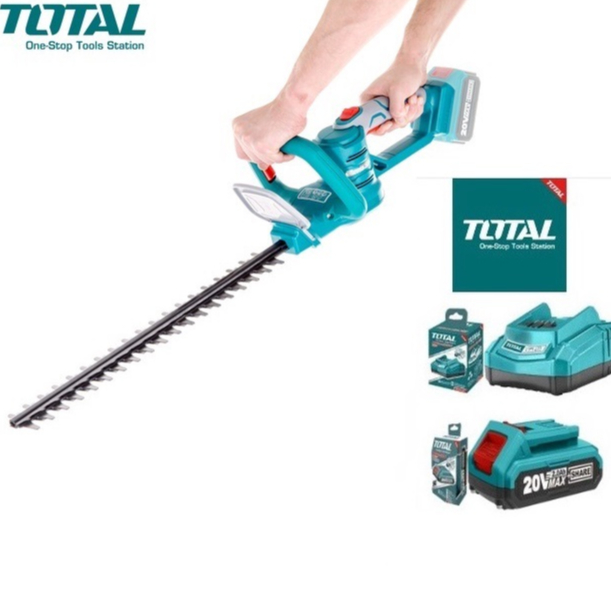 MÁY CẮT HÀNG RÀO DÙNG PIN 20V TOTAL THTLI20018