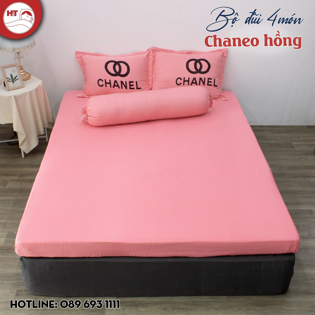 Bộ 4 món đũi hè thoáng mát, Set đũi cao cấp các mẫu thương hiệu sang trọng HT BEDDING