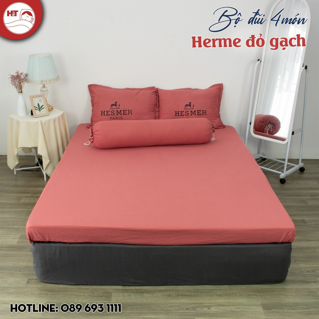 Bộ 4 món đũi hè thoáng mát, Set đũi cao cấp các mẫu thương hiệu sang trọng HT BEDDING
