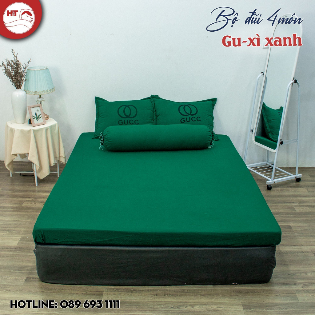 Bộ 4 món đũi hè thoáng mát, Set đũi cao cấp các mẫu thương hiệu sang trọng HT BEDDING