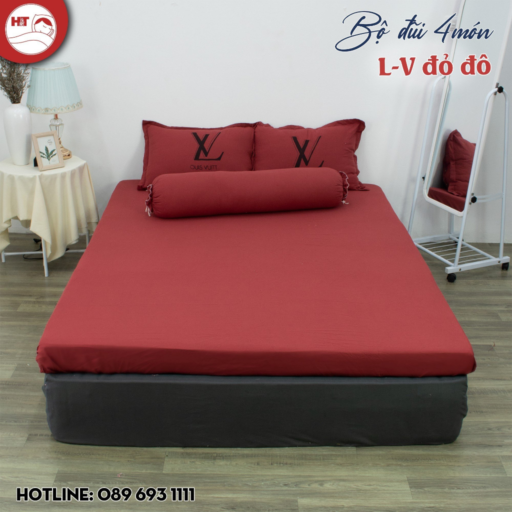 Bộ 4 món đũi hè thoáng mát, Set đũi cao cấp các mẫu thương hiệu sang trọng HT BEDDING