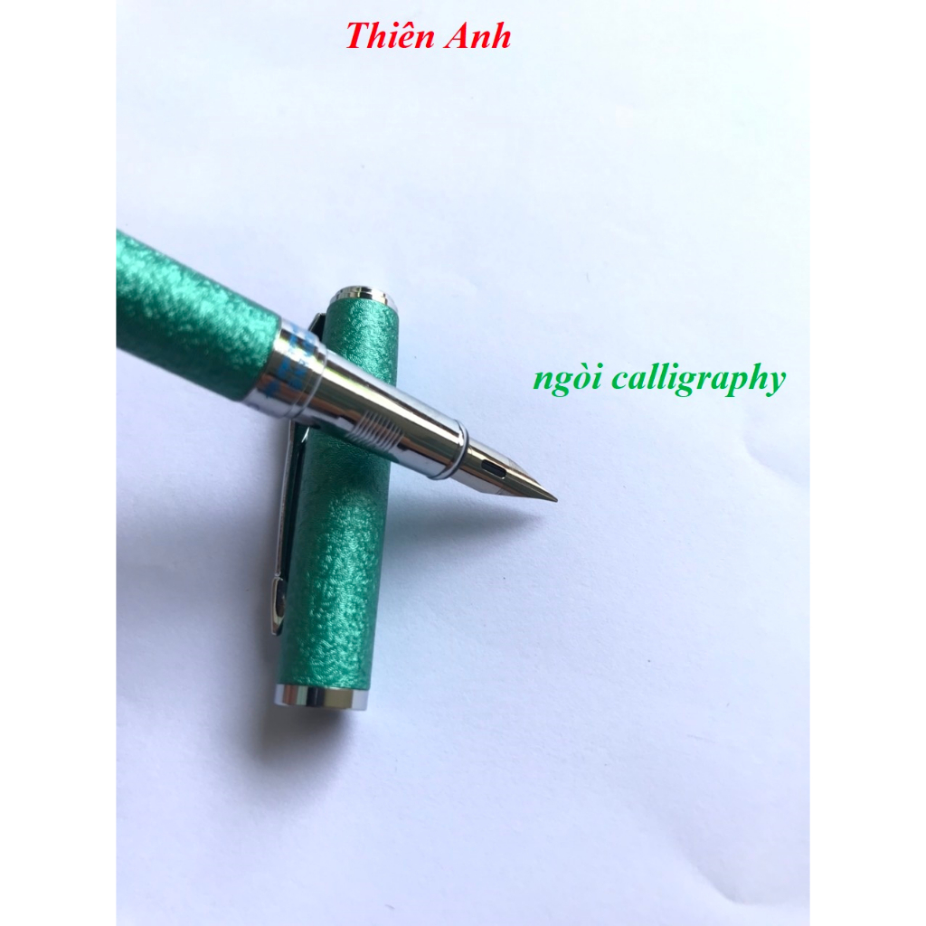 Bút máy luyện chữ đẹp Ouguwen 005 ngòi Calligraphy lá tre bản to, bút luyện chữ đẹp ngòi calligraphy lá tre bản to