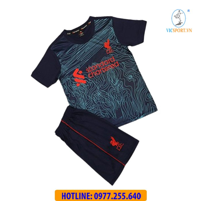 Áo Bóng Đá Trẻ Em, Áo Đá Banh Cho Bé CLB Liver 2022 - 2024 Thun Lạnh Đủ Màu HP -Vicsport