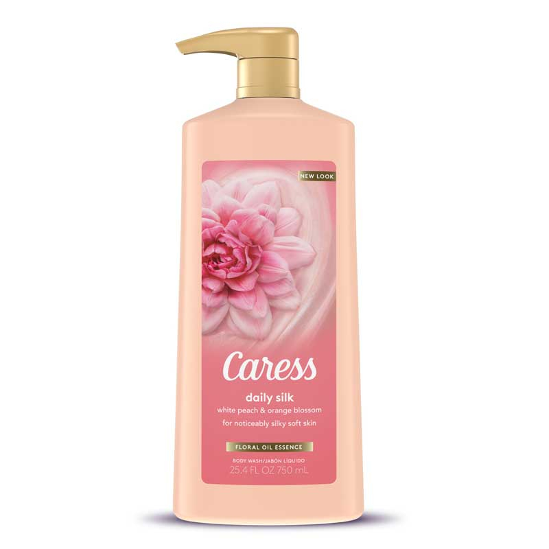 Sữa Tắm Nước Hoa CARESS Daily Silk Hương Đào Trắng Và Hoa Cam - USA