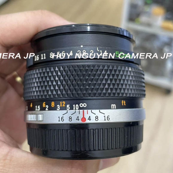 ỐNG KÍNH OLYMPUS 50 F1.4 NGÀM OM LẤY NÉT TAY.