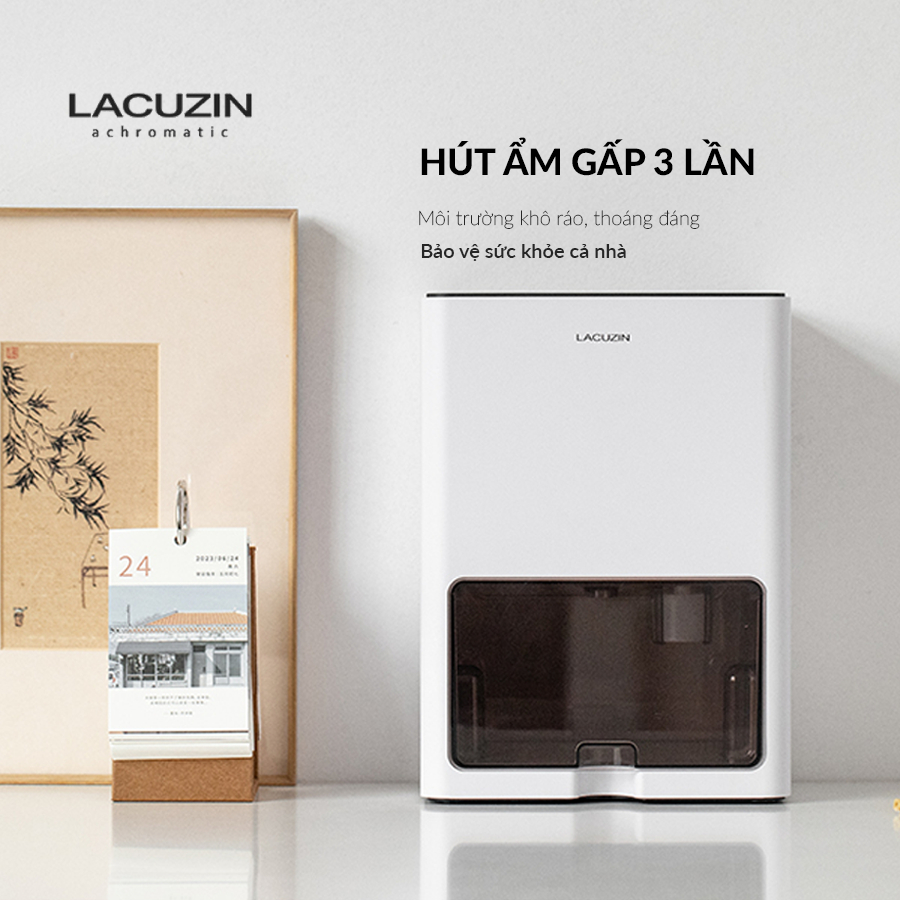 Máy hút ẩm kép Lacuzin - Dual Peltier Dehumidifier - LCZ100