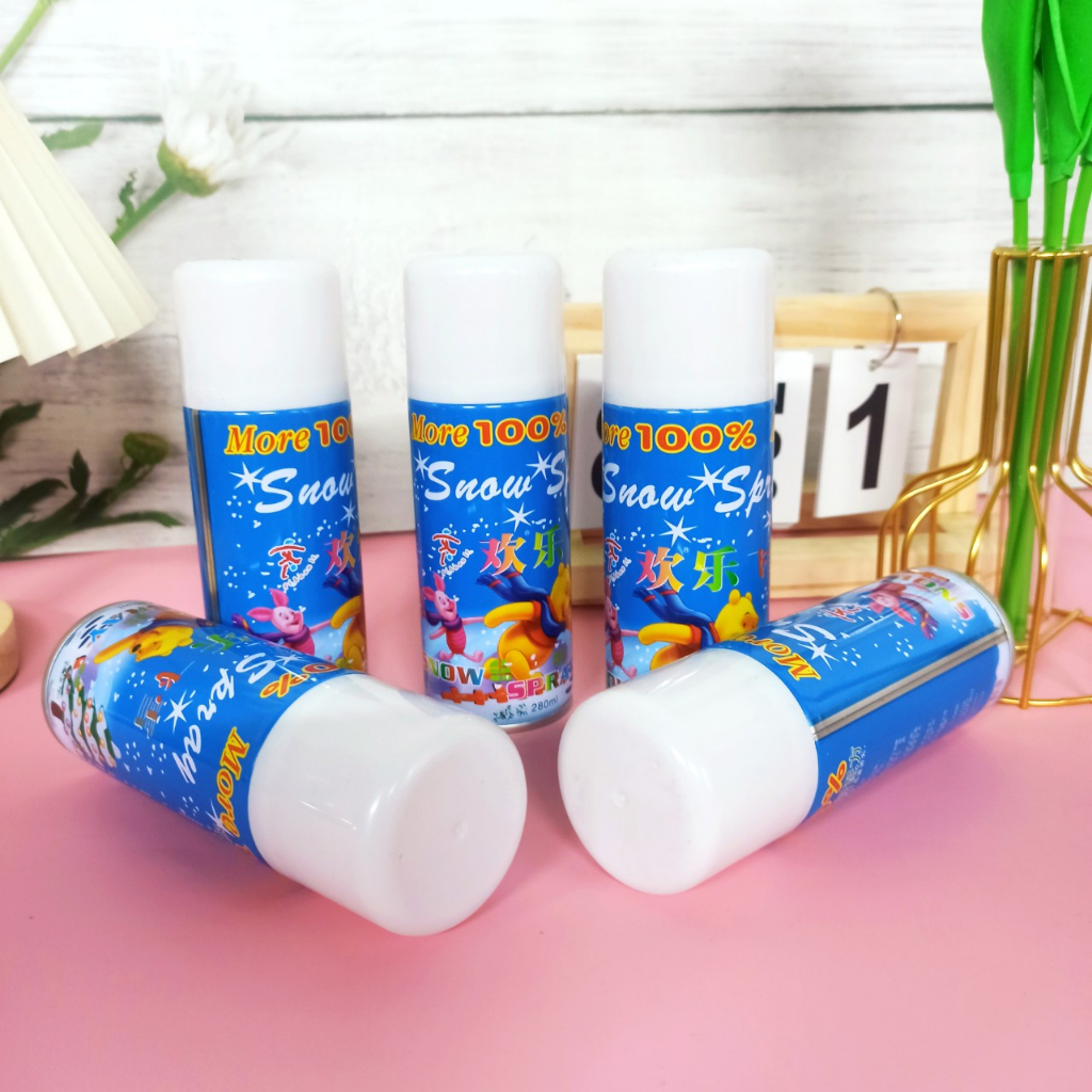 Bình Xịt Bọt Tuyết Tan Dung Tích 280ml Đồ Chơi Sinh Nhật Tiệc Tùng