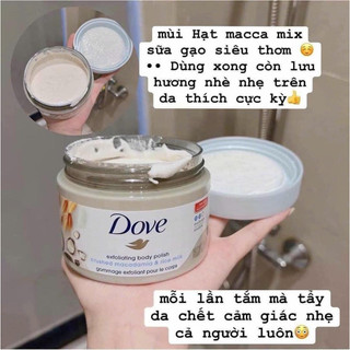 Tẩy Da Chết Dove Mỹ - Macca