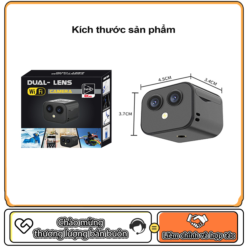 Camera Hành Trình Chống Nước 1080P HD Phát Trực Tiếp Vlog 1080P Sport Máy Ảnh IP Camera WIFI Thiết Bị Đeo Ngoài Trời