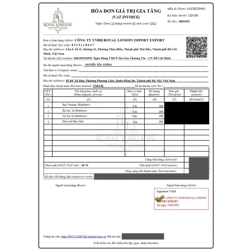 Set Hairburst Gội Xả For Longer Stronger Hair Kích Thích Mọc Tóc