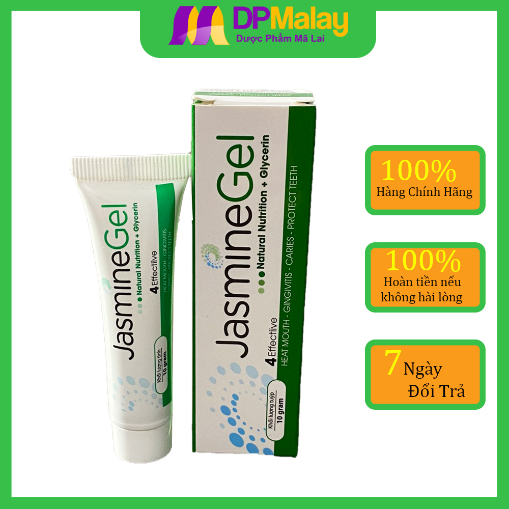 Gel bôi nhiệt miệng Natural Jasmine tuýp 10 gram