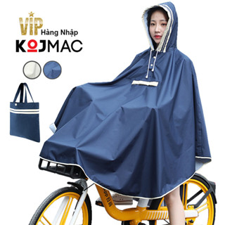 Áo Mưa Choàng Đi Xe Máy KOJMAC Cao Cấp Hàng Nhập Khẩu (Có Túi Đựng Đồ Áo Mưa Cánh Dơi Trùm Kín Xe 1 Người Mặc Ao Mua )