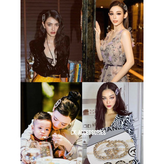 [Ảnh thật] Tổng hợp Kẹp tóc nữ đá chữ Sang chảnh Kẹp nửa đầu kẹp mái cực xinh đa năng