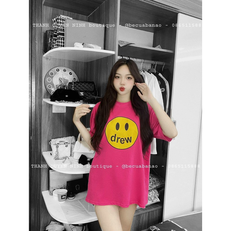 Áo Thun Form Rộng Nam Nữ Chất Đẹp, Chất Liệu 100% cotton Co Dãn 4 Chiều