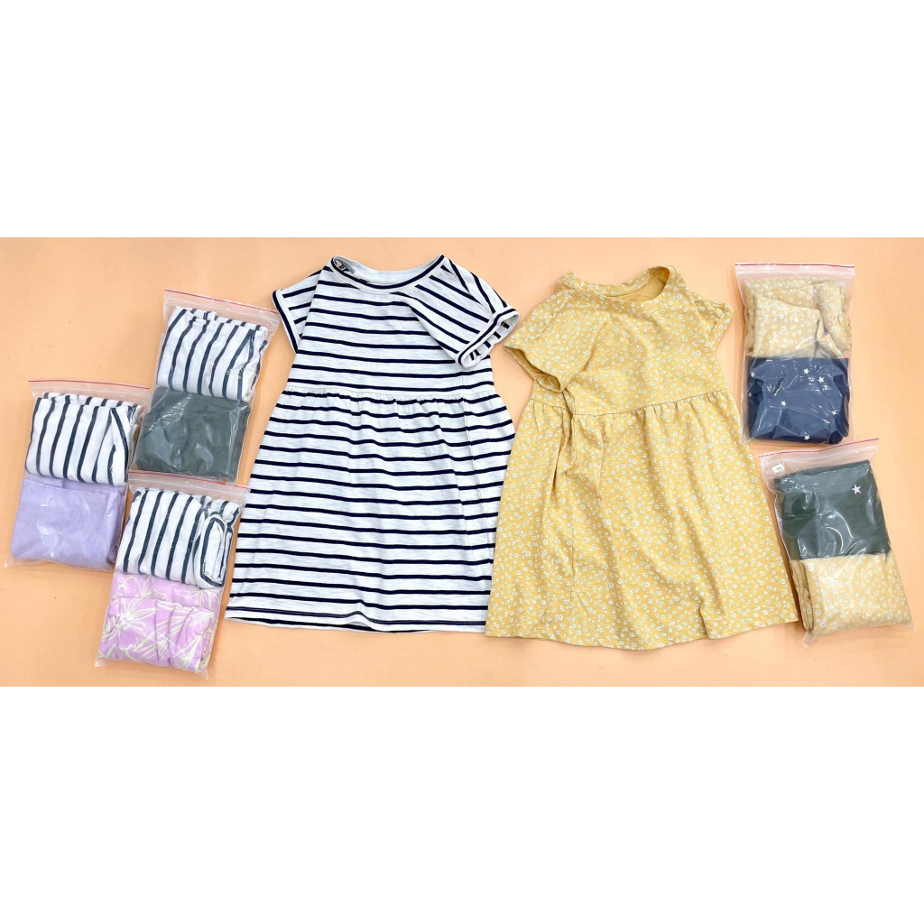 ĐẦM THUN GÂN BABYDOLL xuất xịn chính hãng GAP bé gái 5 -> 18 tuổi