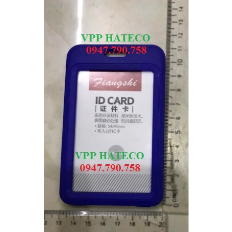 10 Chiếc bao đựng thẻ nhựa dọc 2 mặt  bảng thẻ,thẻ học sinh sinh viên,cán bộ công nhân viên CAO CẤP