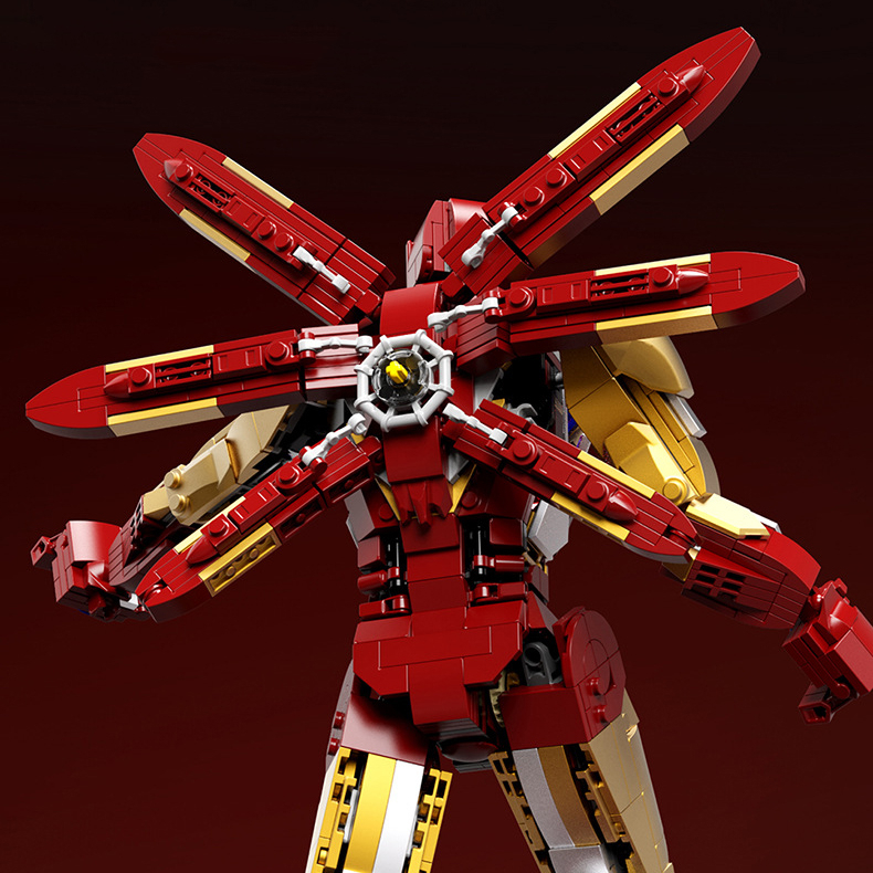 Đồ Chơi Lắp Ráp Xếp Hình Mô Hình Robot iRon Man Mark 85 Tỉ Lệ 1:8 Trong Avengers 4 Endgame 6009 Với 1290 PCS