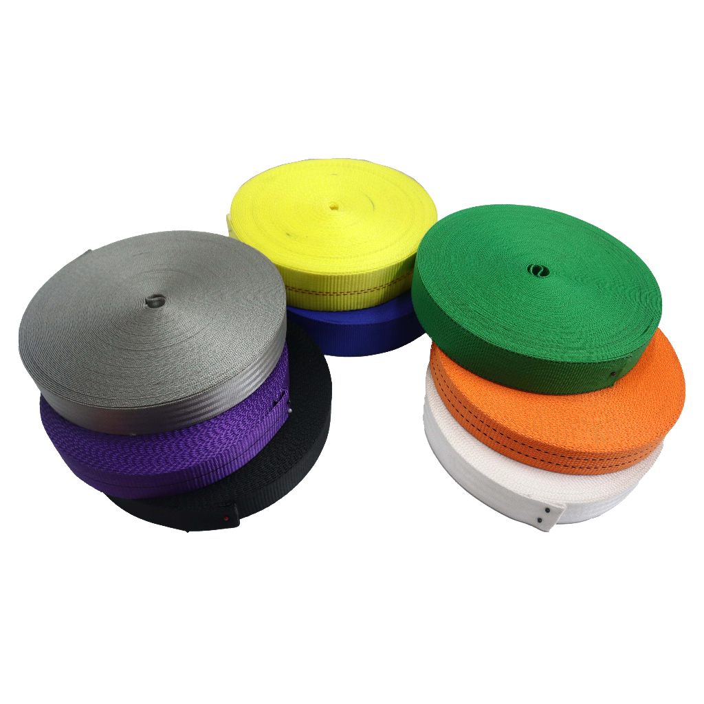 Dây đai dệt, dây đai vải bản 25 mm, dây polyester Tải trọng 450kgs, 1m -100m Hàng chuẩn