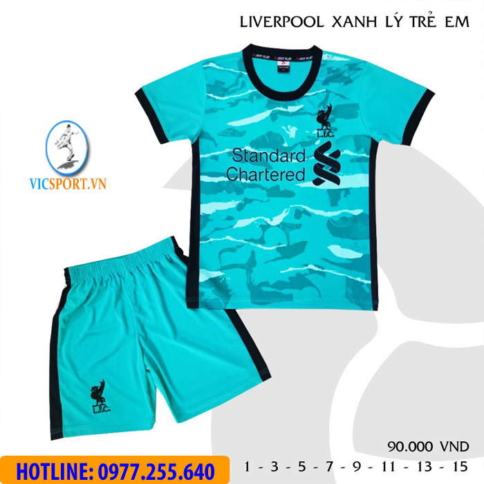 Áo Bóng Đá Trẻ Em, Áo Đá Banh Cho Bé CLB Liver 2022 - 2024 Thun Lạnh Đủ Màu HP -Vicsport
