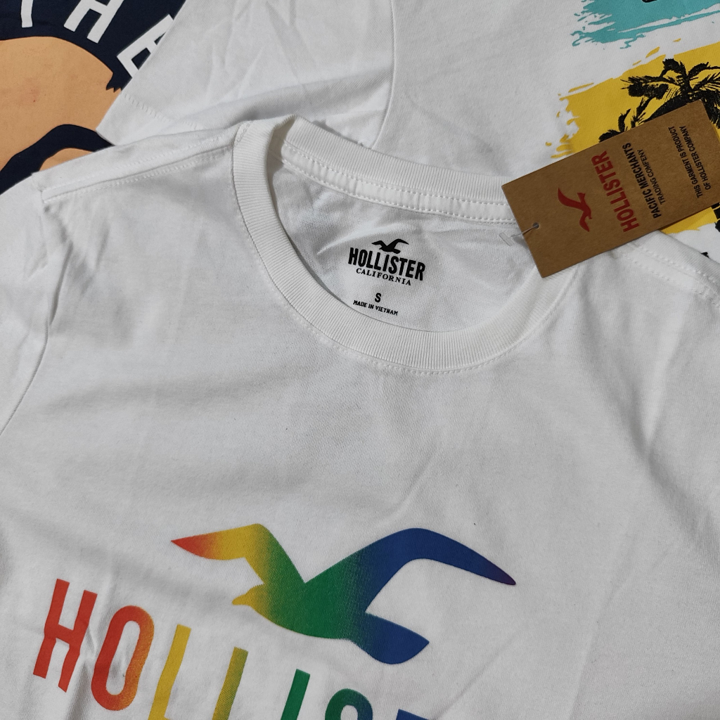 Áo thun nam holister xuất dư xịn nhiều màu size