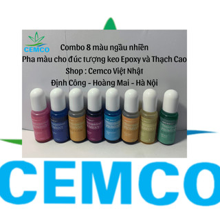 [24 MÀU] Bộ màu nước pha đúc tượng keo Epoxy và Thạch cao chất lượng cao, dễ sử dụng, an toàn