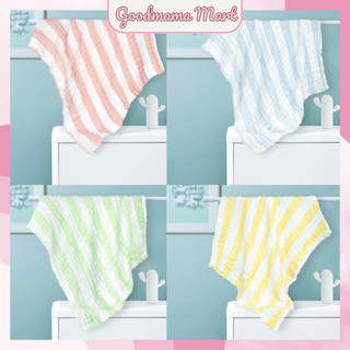 Khăn tắm cho bé, Khăn tắm đa năng sơ sinh Goodmama SET 2 chiếc 68*70 vải Cotton Muslin Siêu thấm hút, bền, không xù