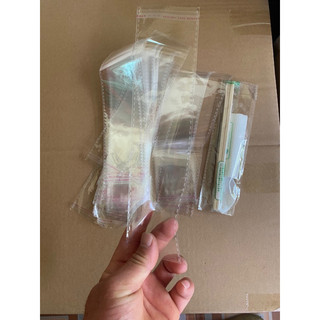 1kg Túi Bóng 0PP Dán Miệng Loại Dài 20cm