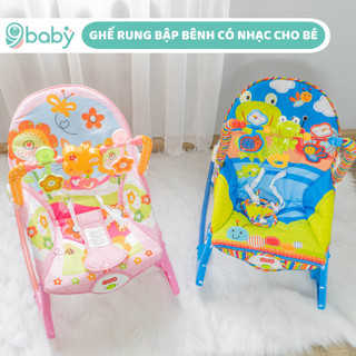 Ghế rung đa chế độ phát nhạc có đồ chơi cho bé